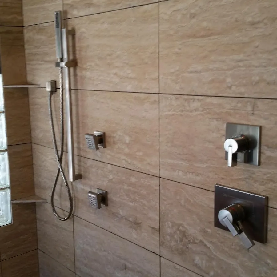 Shower fixture installation for Water Heater Replacement in Black Forest